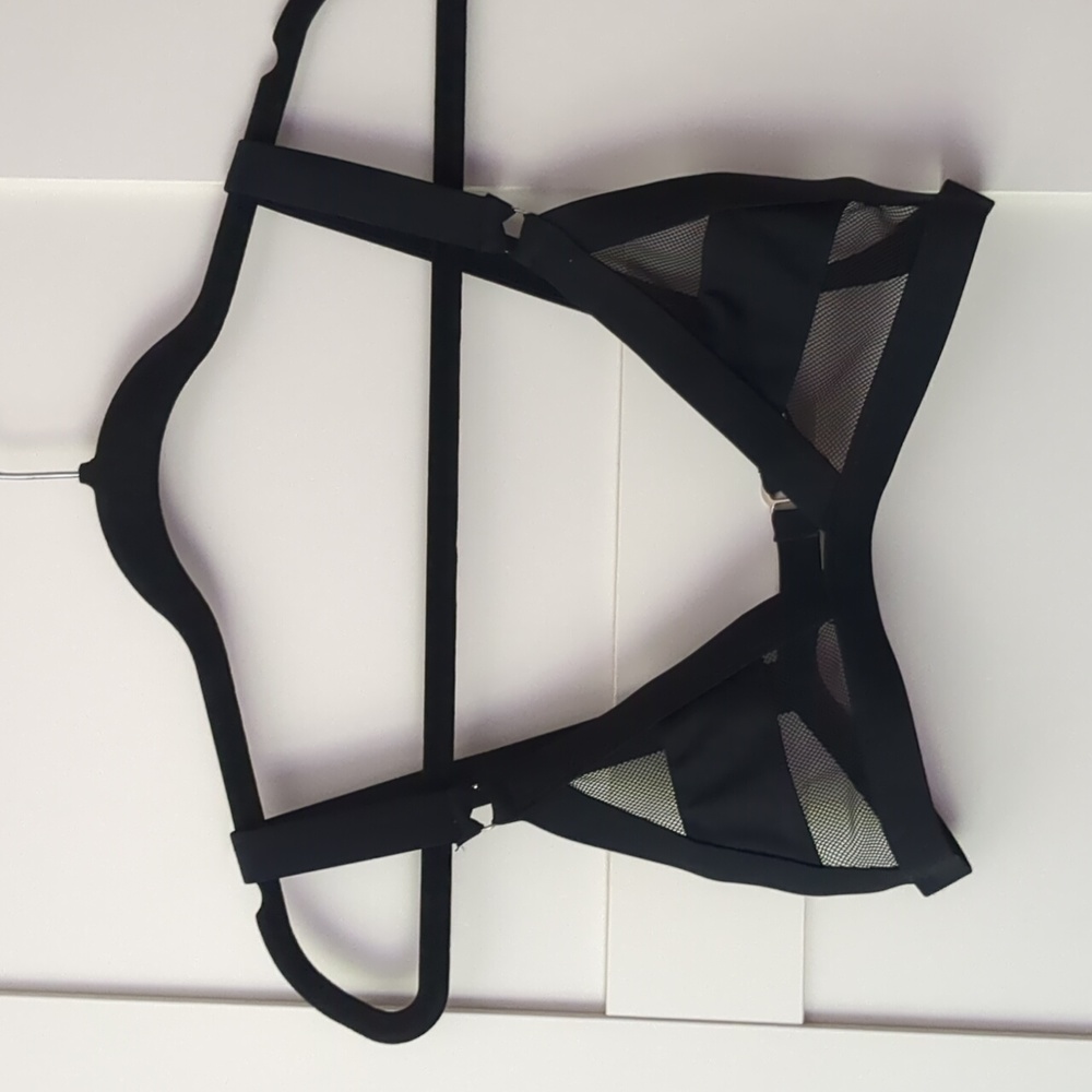 ❄️ 3/$25 Sexy Black Mesh Bra or Bikini Top